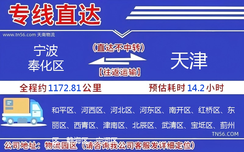 孝感奉化区到天津物流公司 孝感奉化区到天津物流公司
