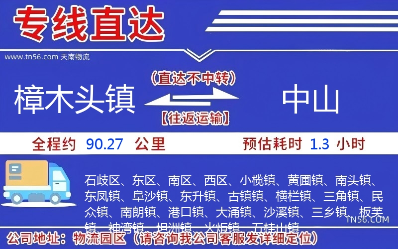 樟木头镇到榆林物流公司 樟木头镇到榆林物流公司