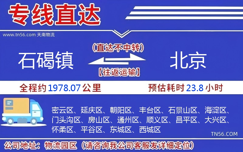 石碣镇到北京物流公司 石碣镇到北京物流公司