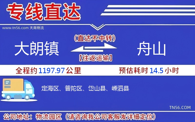 大朗镇到湘潭物流公司