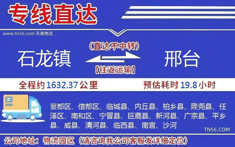 石龙镇到晋城物流公司