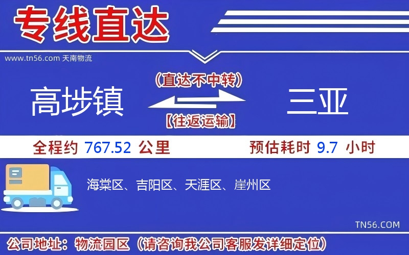 高埗镇到吴忠物流公司 高埗镇到吴忠物流公司