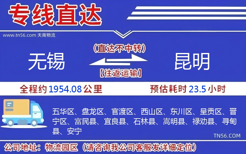 三门峡到昆明物流公司 三门峡到昆明物流公司