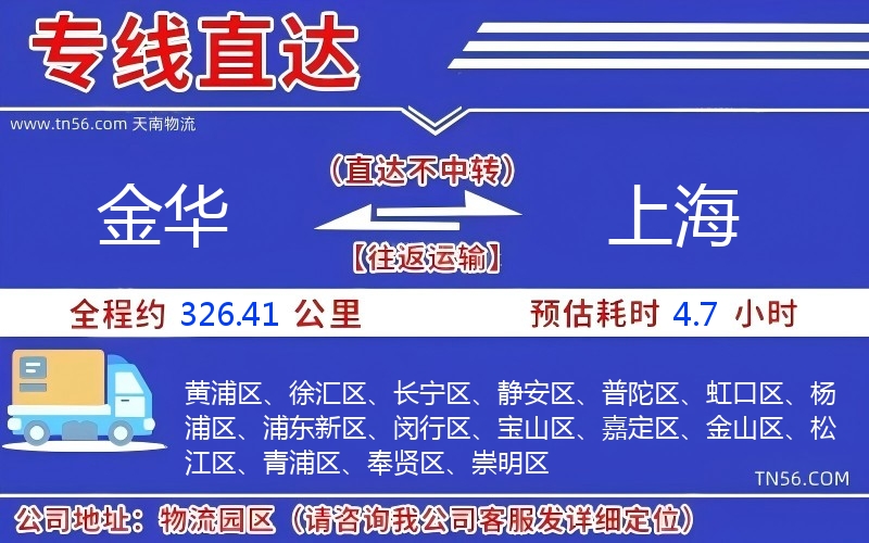 长沙到上海物流公司