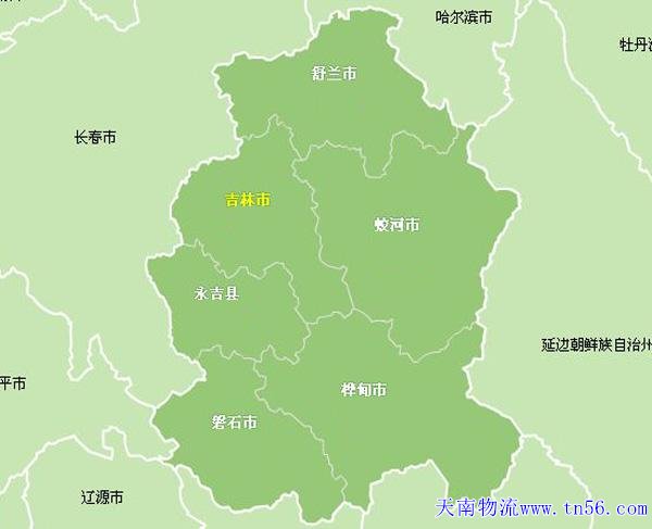 凯时AG物流吉林市地图