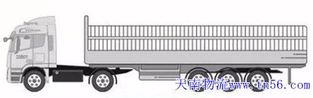 22094S211-11 一拖三13米货车核载图